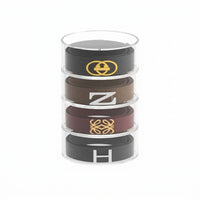 Acrylic Display Box with Lid, Clear Transparent Belt Organiser, Organizer for Jewelry Watch Storage, Case