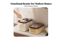 Moisture-Proof Sealed Rice Container Long-Lasting Rice Storage Bin Easy to Clean for Kitchen Countertop