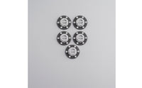 5 Pieces RC Wheel Hub Cap RC Hubcap with Bolt Pattern Impact-Resistant Accessory