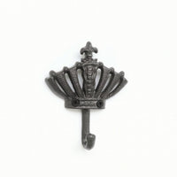 Ornate Wall Hook Heavy-Duty Iron Hook with Screws Sturdy Cast Iron Hooks for Closet