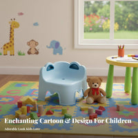 adaptable toddler's Backrest Stool Rounded Corners child's Step Stool Lightweight Household Furniture Portable for young children, Parents, Bathroom, Living Room, Entryway, Playroom