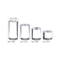 Display Block Clear Acrylic Block Transparent Display Cube for Jewelers, Photographers, Product Photography, Countertop