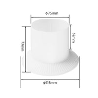 Suction Cup Holder Lightweight Rubber Cup Holder Compact Portable for Boaters, Boat, RV