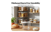 Moisture-Proof Rice Storage Container without Airtight Rice Container Transparent Body for Countertop, Kitchen Cabinet