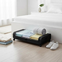 Wheeled Collapsible container Space-Saving Underbed Container low-height for Students