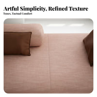 Tofu geometric Sofa Rustic Minimalist design sensibility configurable Couch Minimalist design Living Room Furniture for Families, Lounge Area, unpartitioned Space, Home Entertaining