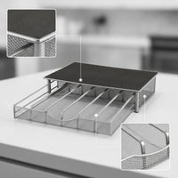 Mesh Coffee Capsule Storage Drawer Compact Coffee Pod Storage Drawer Pull-out Sleek for Office Breakroom