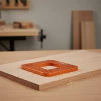 4-in-1 Wood Corner Rounding Template Precision Cut Arc Cutting Positioning Jig Easy to Use Round Corner Routing Guide Sturdy Metal for Woodworkers, Carpenters, DIYers, Furniture Making, Woodworking Shop
