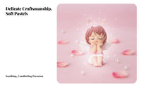 Cartoon Ballerina Doll Graceful Poses Ballerina Figurine Elegant Form Cherub Figurine for Girls, Women, Desk, Bedroom