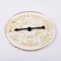 Mahjong Tracker Disc Acrylic Charleston Passing Guide Tool Round for Beginners