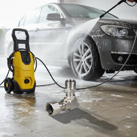 M22 Stainless Steel Rotating Adapter Heavy Duty 360 Degree Rotating Adapter Leak-Resistant Hose Connector for Driveway Cleaning