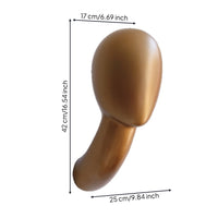 Hat Display Head Faceless Wall-Mounted Mannequin Head Space-Saving for Boutiques