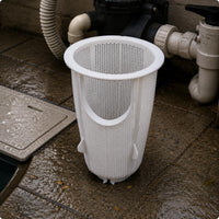 Reinforced Ribs Pool Filter Basket Wide Rim Tapered Filter Basket Tall Design Mesh Strainer