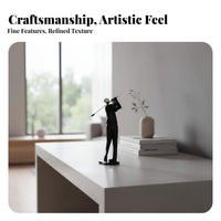 Flame-Shaped Statue Elegant Accent Modern Figurine Easy to Clean for Gift Givers