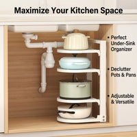 pot and pan organizer rack