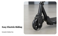 3-Wheel Electric Foldable Design kids' 3-Wheel Illuminated Electric Height Adjustable Riding Toy for Parents, Playground, Green spaC and E