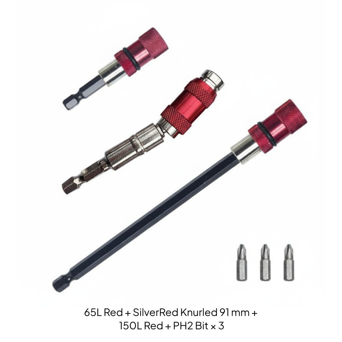 Multi-Angle Fastener Driver Holder Articulated Bit Holder Tool Accessory for Professionals, DIY Enthusiasts, Construction Site, Workshop, Garage