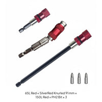 Multi-Angle Fastener Driver Holder Articulated Bit Holder Tool Accessory for Professionals, DIY Enthusiasts, Construction Site, Workshop, Garage