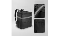 Food Delivery Backpack Sturdy Insulated Food Delivery Backpack Pizza Takeout Bag Hands-Unrestricted Water Resistant for Couriers