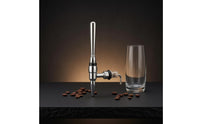 Wall-Mounted Beer Faucet Tapered Spout Bar Fixture Side Inlet