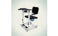 Bedside Transfer Chair Mobile Transfer Chair with Tray Padded Medical Equipment for Caregivers, Elderly, Nursing Homes