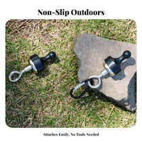 D-Buckle Design Attractive Tent Hook Portable Attractive Carabiner Hanger Easy Installation Outdoor Gear Multi-Purpose for Campers, Hikers, Travelers, Outdoors, Canopy, Home, Cruise Ship