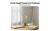 Miniature Size Mini Orange Model Realistic Design Simulation Tangerine Figurine DIY Fun for Children, Crafters, Dollhouse, Desk Decoration