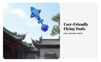 Koi Kite Easy to Fly in Light Wind Large Koi Kite Vibrant Colors