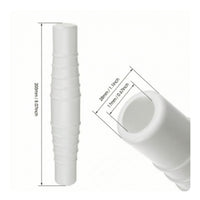 Pool Hose Adapter Ribbed Pool Hose Connector Replacement Part Tapered Plastic for Water Circulation Systems