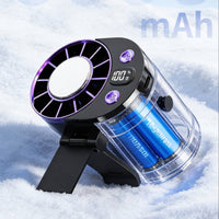 Waist-Attached Fan Semiconductor Cooling Personal Fan with Lanyard Multifunctional for Outdoor Workers, Commuters, Commuting, Travel