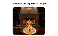 8 Pieces Vintage Metal Drinks Set Decorative European Design Vintage Drink Set Home Decoration for Wedding, Party