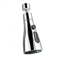 Kitchen Faucet Extender Splash Reducing Spray Head Adapter Rotating Tap Nozzle 360 Degree Rotatable Home Fixture Easy to Install