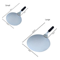 Stainless Steel Pizza Black Handle Pizza Brushed Finish