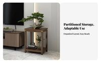 Tiered Pedestal Sturdy Wood Construction Multi-Level Display Riser Standalonestanding Design Adaptable for Living Room, Balcony