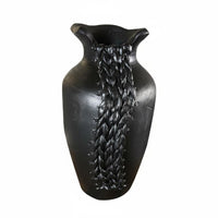 Japanese Aesthetic Vase Interior Detail Rustic Flower Vase Textured Home Decor