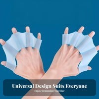 Increases Thrust Webbed Swimming Gloves Highly Elastic Webbed Swim Gloves Secure Fit for Men, Women, Snorkeling, Water Sports, Aqua Aerobics