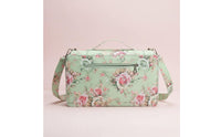 120 Slot Pencil Case Zipper Closure Floral Print Art Supply Organizer Easy to Clean Large Capacity Marker Bag for Artists, Travel