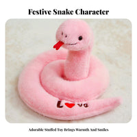 2 Pieces Chinese New Year Snake Doll Perfect Gift Year of the Snake Symbol Holiday Decoration Auspicious Symbol Festive Design