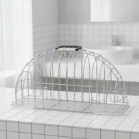 Pet Washing Cage with Handle Stainless Steel Pet Washing Cage Double-Door Long-Lasting for Groomers, Home, Bathtub