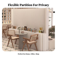 Accordion Paper Partition Foldable Design Folding Screen Honeycomb Structure Space Separate R for Homeowners, Renters, Retail Store, Bedroom
