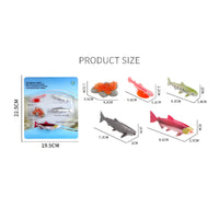 5 Pieces Early Learning Life Cycle Figures with Display Card Educational Animal Growth Cycle Models Interactive Animal Figures Hands-on for Homeschooling