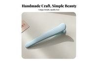 Duckbill Hair Fastener Versatile Jaw Hair Fastener Matte Finish Barrette Lightweight No-Wrinkle Barrette Strong Grip for Salon