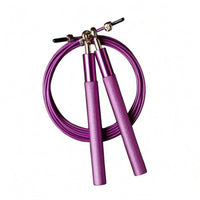 Textured Grip Steel Wire Jump Rope Fluent Rotation Ball-Bearing Jump Rope Swivel Connection for Exercise