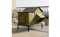 All-Season Foldable Pet House Detachable Waterproof Feline Shelter Collapsible Outdoor Feline House Weatherproof for Backyard, Garden, Patio