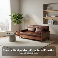 Multi-Functional Pull-extendable Sofa Bed Space-Saving Design Pull-extendable Loveseat Bed two-in-a single pieceUse Living Room Furniture Easy Conversion for Apartment Dwellers, Homeowners, Young Adults, Small Spaces, Home Office