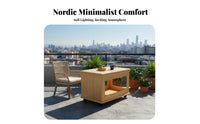 Space-Saving Expandable Storage Trolley Mobile Design Multi-Tier Rolling Shelf Versatile Functionality Coffee Table Sturdy Construction for Apartment Dwellers, Homeowners, Entertainers, Living Room, Balcony, Home Office, Dining Area