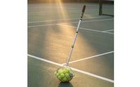 Tennis Ball Picker with Wire Basket Adjustable Tennis Ball Collector Comfortable Grip for Training