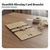Matching Bracelet Set Meaningful Message Card Family Desire Bracelet for Sisters