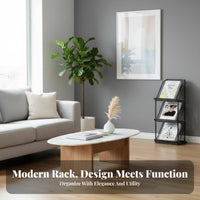 5-Tier Ladder shelving single-piece Floor-Standing 5-Tier Ladder Shelf Freestanding flexible for homeowners, Balcony