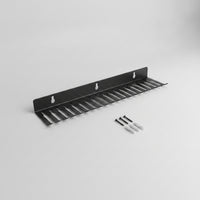 Multi-Slot Wall Mount Cable Organizer Heavy-Duty Metal Cable Rack with 20 Slots Space-Saving Long-Lasting for Musicians, Workshop